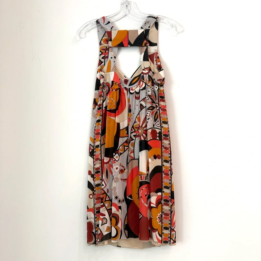 EMILIO PUCCI silk sleeveless empire waist dress - Picture 13 of 13